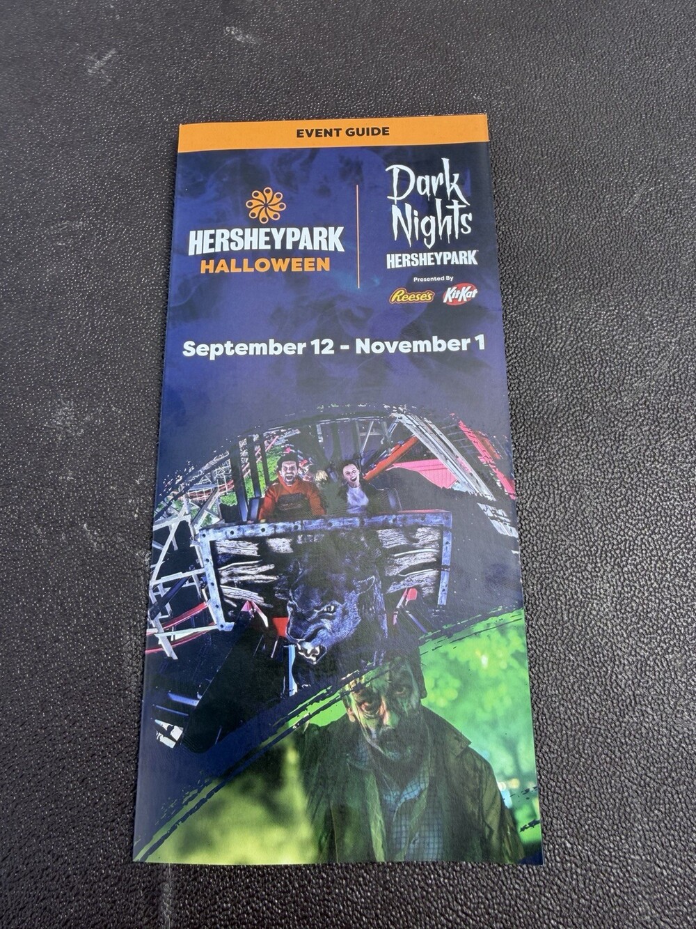 Hersheypark 2026 Dark Nights Park Map / Event Guide